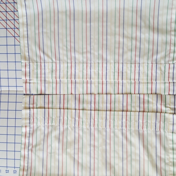 2 Curtains, 1 Valance Stripes Circus Kids Window Treatment - Picture 5 of 8